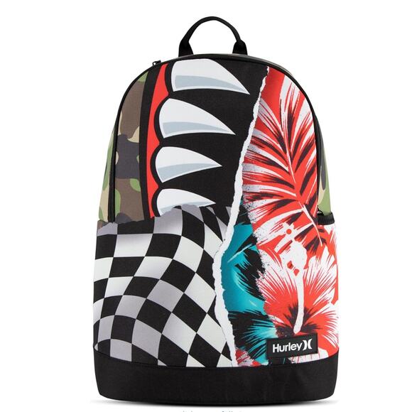 Hurley Graphic Backpack, Print Mashup, One Size - Picture 1 of 7